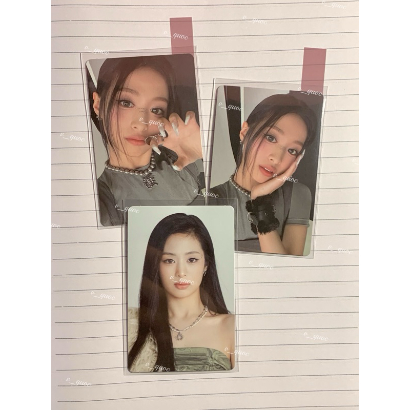 Set 2 Card Ahyeon Ver Tag Off chính hãng