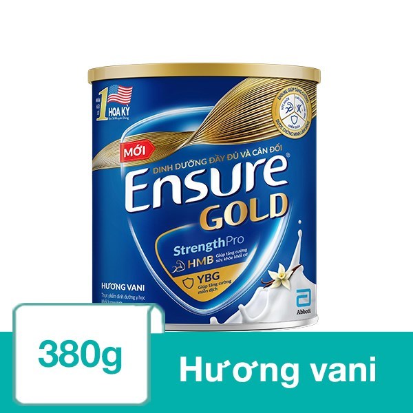 Sữa bột Abbott Ensure Gold Hương Vani 380g / 800g