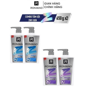  Combo 2 tắm gội 2 trong 1 Gen Z  610g/ chai
