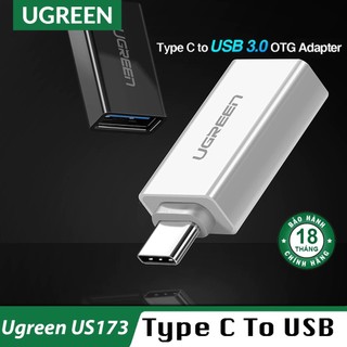 Đầu chuyển USB Type C to USB 3.0 Ugreen 30155 20808 (OTG Adapter US173)