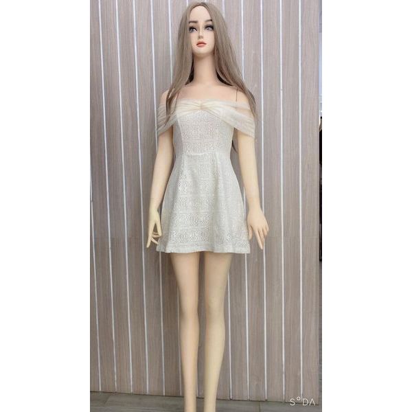 🌷Đầm cúp ngực A phối lưới