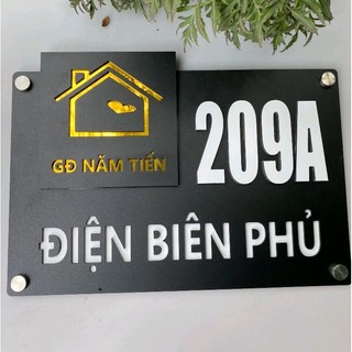 Biển số nhà alu, mical giá rẻ, làm theo yêu cầu