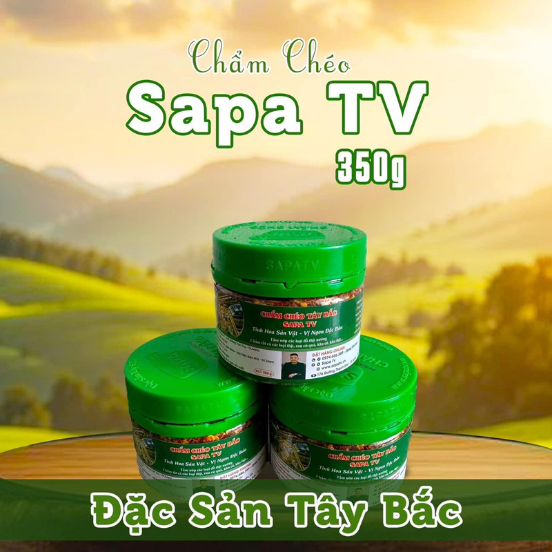 combo 2 hủ chẩm chéo hải sapa TV , đặc sản TÂy Bắc , thành phần mắc kén , hạt dối , loại gia vị nước chấm ,