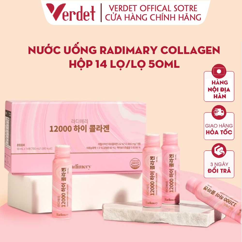 Nước uống đẹp da Radimary Collagen hàm lượng cao 12000mg - Nhập khẩu chính hãng Hàn Quốc