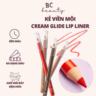 Chì kẻ viên môi e.l.f. cream glide lip liner | lướt nhẹ, chất satin mềm mịn, chuẩn màu, định hình, điêu khắc đôi môi