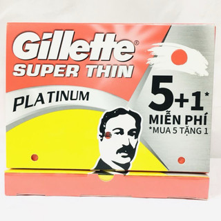 Lưỡi Lam Gillette - Hộp 120 Lưỡi (20 hộp nhỏ, mỗi hộp 6 lưỡi)