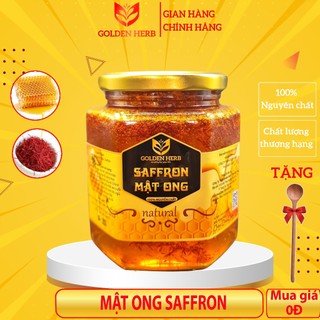 Lọ 380ml Saffron ngâm Mật ong chính hãng thượng hạng