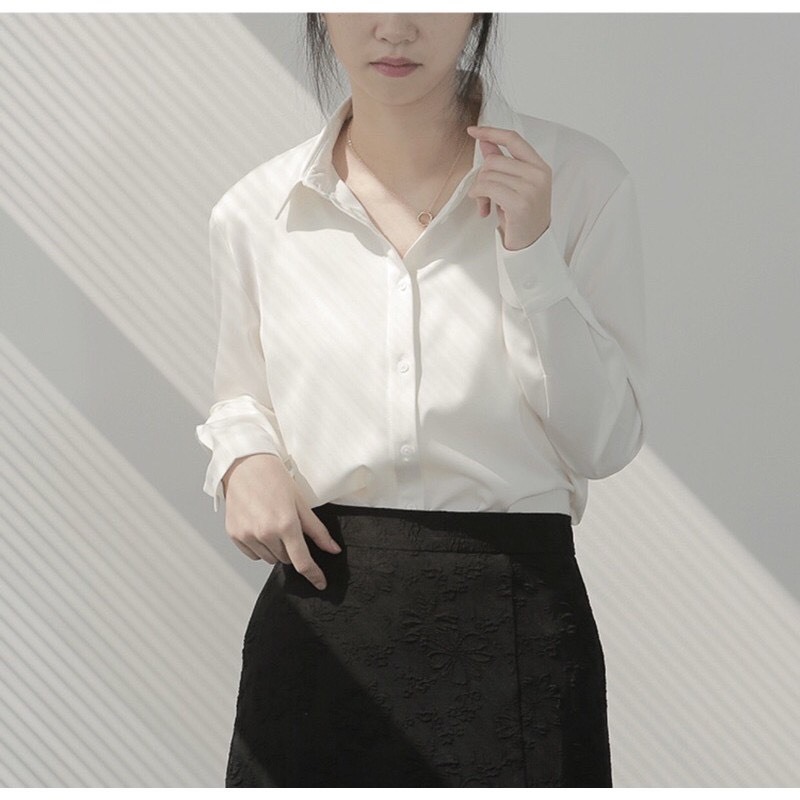 Áo sơ mi lụa cao cấp H33RIN siêu đẹp nhiều màu