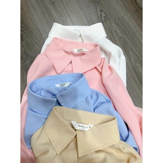 Áo sơ mi lụa cao cấp H33RIN siêu đẹp nhiều màu