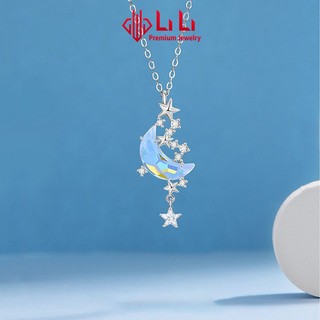 Dây chuyền bạc nữ lili s925 đính đá cz cao cấp hình trăng sao elena lili_529678