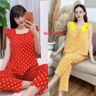 Bộ lụa hàn 9 tấc - 40 đến 73kg - quần có túi - ảnh thật- cho kiểm hàng