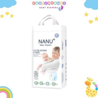 Bỉm Tã Quần/ Tã Dán Cao Cấp NANU BABY S100 M100 L100 XL100 XXL100 3XL100 4XL100 5XL100