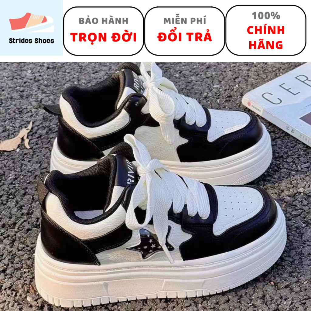 Giày trắng đế dày Bonnie Cathy - Giày Thời Trang Hàn Quốc