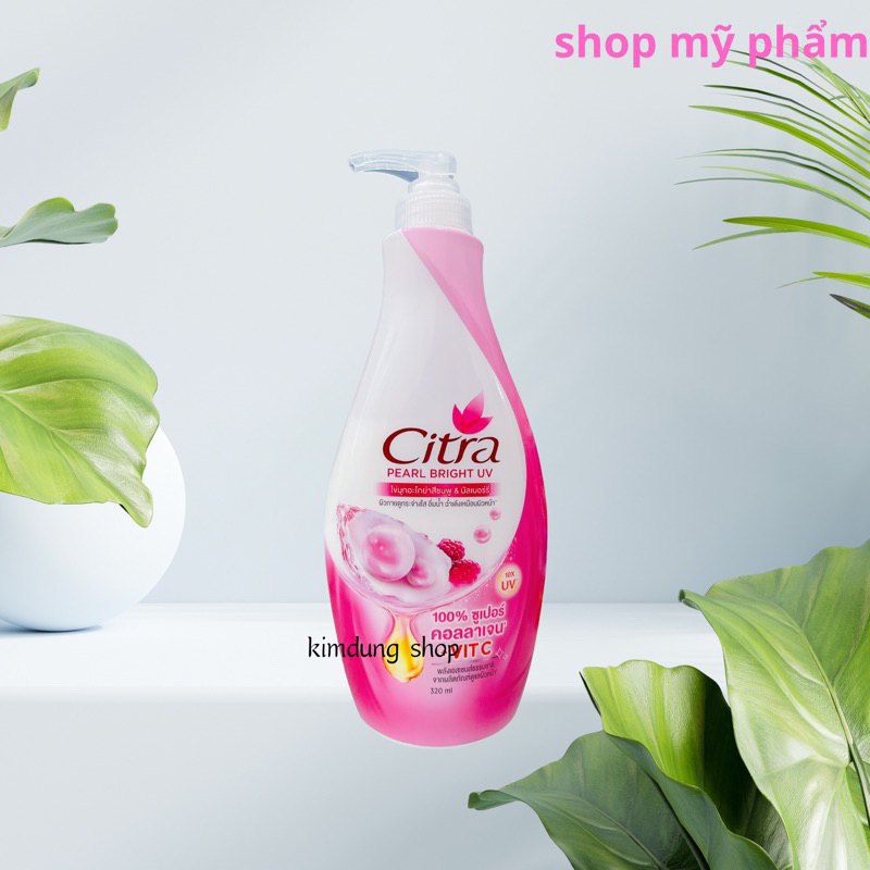 Sữa dưỡng thể trắng da chống nắng Citra Pearly Bright UV