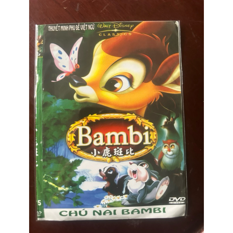 Dvd Phim Hoạt Hình Chú Nai Bambi