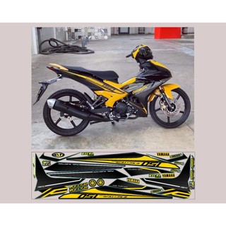 Tem zin exciter 150 rc vàng đen !