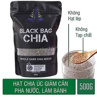 Hạt Chia ÚC BLACK BAG CHIA 500g