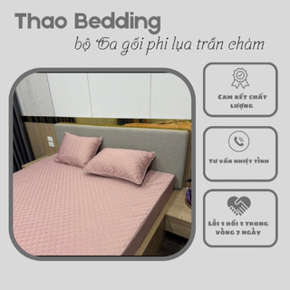 Bộ ga trần trám phi lụa đủ siez 1m6x2m 1m8x2m 2mx2m2
