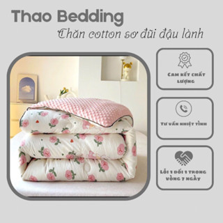 Chăn phao mùa đông siêu ấm siêu nhẹ, chăn đũi xơ đậu nành 2mx2m3, 3kg mặt dưới là nỉ nhung có hạt massage
