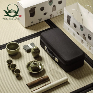 Bộ ấm chén uống trà sứ Long Tuyền cao cấp Celadon bộ chén pha trà đầy đủ kung fu gaiwan