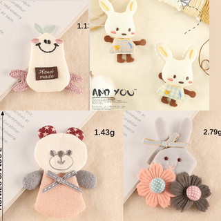 Sticker, miếng vá may, khâu lên quần áo, trang trí khăn, túi, ... (Thú nhồi bông)