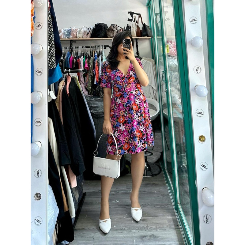 [virusplussize] Sale outlet - Đầm DOROTHY cổ V đắp chéo(dorothydh)