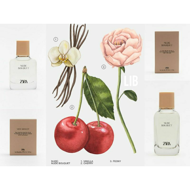 NƯỚC HOA ZARA NUDEBOUQUET, DEEP GARDEN, LIGHTLY BLOOM, FIELDS AT NIGHTFALL