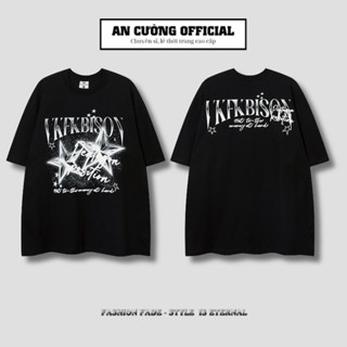 Áo thun nam unisex form rộng cao cấp tay lỡ cổ tròn chất cotton dày dặn thoáng mát - An Cường Official 97