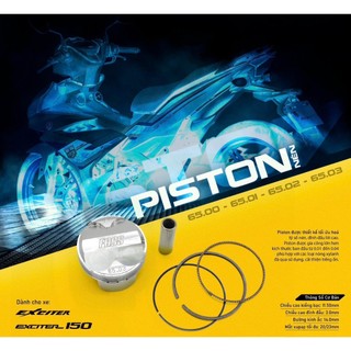 Piston bạc trái nén fasstek exciter 135/150 size 57, 62, 65