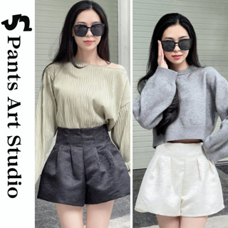  Quần Short Xòe Phồng 2 Lớp Bigsize Cạp Cao Lót Lụa Vải Tafta xước Giãn Chuẩn Form Dáng Thời Trang PAS 