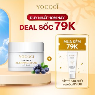 Mặt Nạ Ngủ YOCOCI 30g giúp giúp da trắng sáng, mịn màng và căng bóng chỉ sau mỗi đêm thức dậy Perfect Sleeping Mask