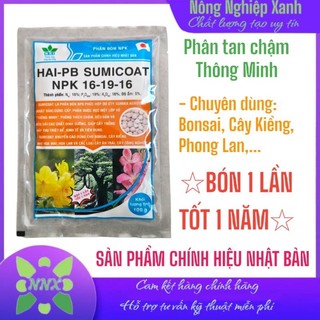 Phân tan chậm thông minh sumicoat 16-19-16 gói 100gr - sản phẩm chính hiệu nhật bản