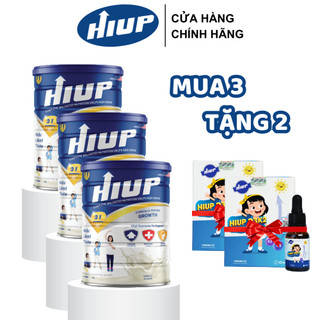 Sữa Bột Hiup Sữa Bột Tăng Chiều Cao Combo Mua 3 Sữa Hiup 650g Tặng 2 D3K2 Cho Bé Từ 2 Đến 15 Tuổi Cam Kết Chính Hãng
