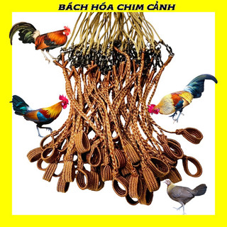 Xích chân gà rừng mồi, gà tre, dây dù vip chống xoắn lớn