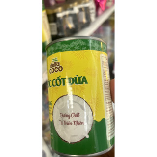 Nước Cốt Dừa Bến Tre Delta CoCo lon 400ml