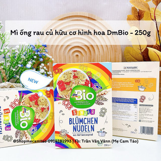 Mì ống rau củ hữu cơ hình hoa dmbio - hộp 250g