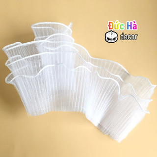  – Voan cuộn thành bánh 12,5cm - 1,7m - Trang trí bánh sinh nhật bánh kem