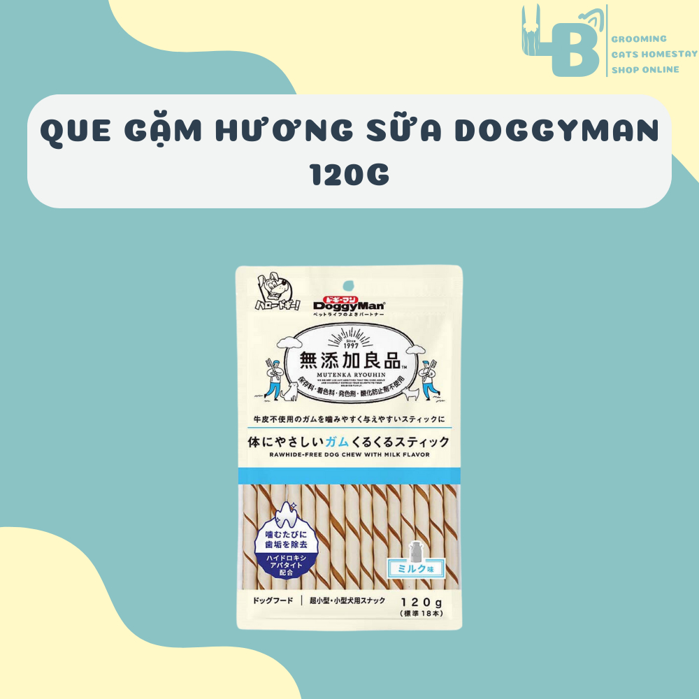 Que gặm Doggyman cho chó 120g