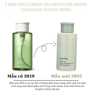 NƯỚC TẨY TRANG INNISFREE TRÀ XANH MẪU MỚI 2022