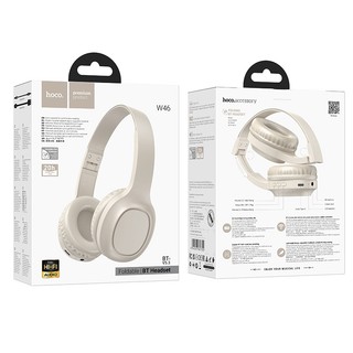 Tai nghe chụp tai bluetooth nghe nhạc 20h Hoco W46 cho điện thoại máy tính laptop - An Store