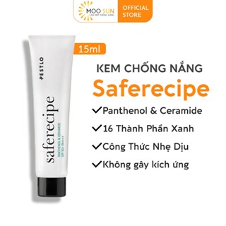   BẢN VẬT LÝ  Kem chống nắng PESTLO Safe Recipe Sun Essence SPF50 PA++++ 15ml 