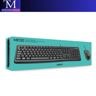 Combo phím + chuột logitech mk120 - hàng chính hãng