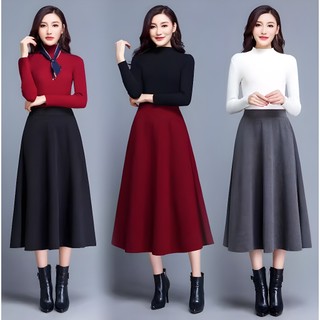 chân váy xoè dài 80cm chất tuyết mưa