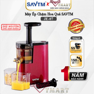 Máy ép trái cây hoa quả tốc độ chậm savtm je-07 - hàng nhập khẩu