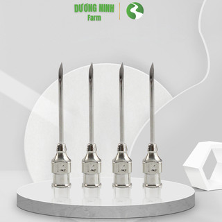 Kim Tiêm Thú Y vỉ 10 kim inox Dương Ninh tiêu chuẩn kim tiêm inox KT01
