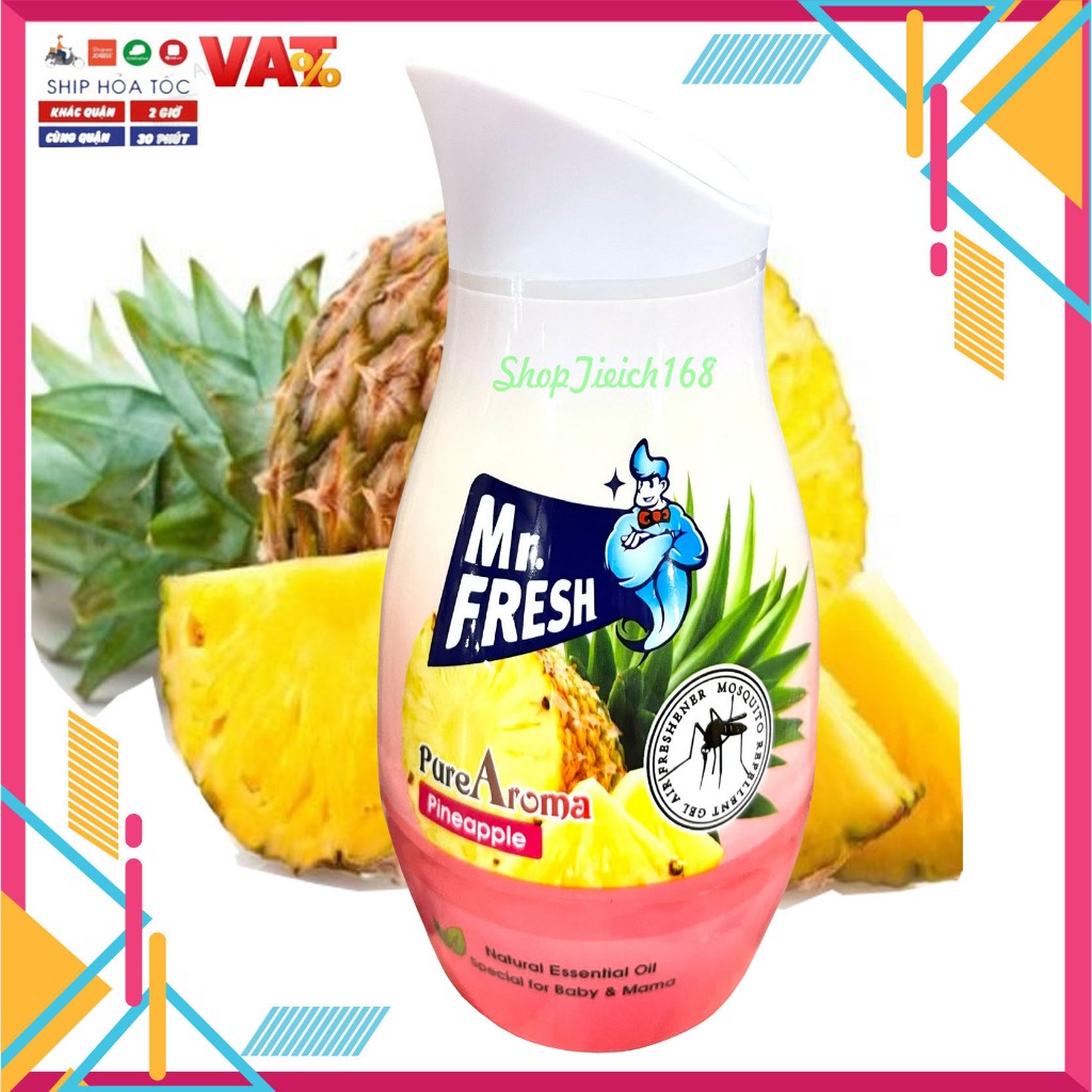 Sáp thơm đuổi muỗi Mr.fresh Hương Dứa 200g