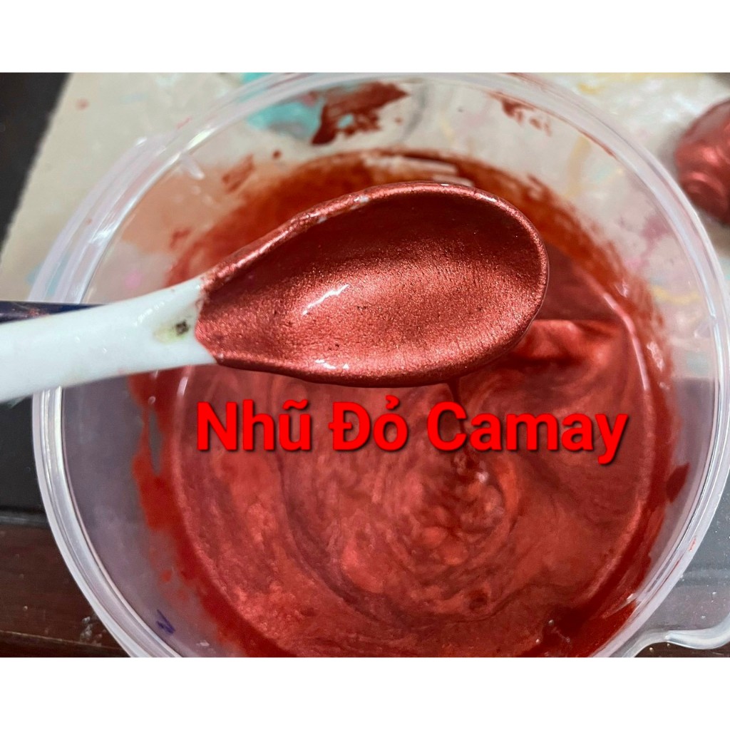 [Hộp 1kg] Sơn Nhũ Đỏ Camay Katsu (Hàng Chính Hãng)