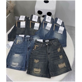 Quần short jean ngố qc k giãn