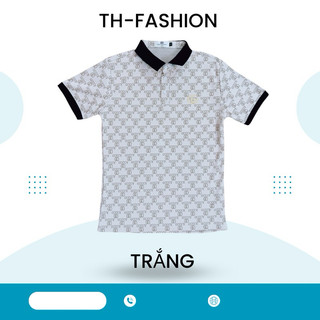 Áo Polo na G.C cổ bẻ họa tiết thun basic cộc tay phong cách trẻ trung chuẩn form