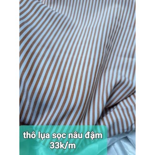 thô lụa sọc 40k/m khổ 1,5m